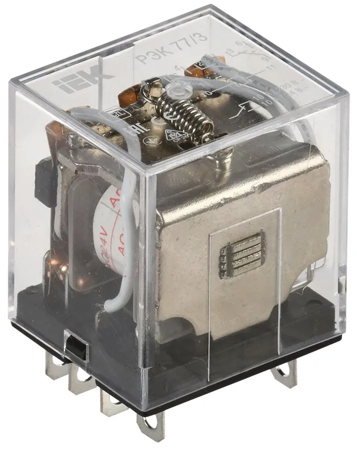 Реле РЭК77/3(LY3) 10А 24В АC ИЭК RRP10-3-10-024A IEK