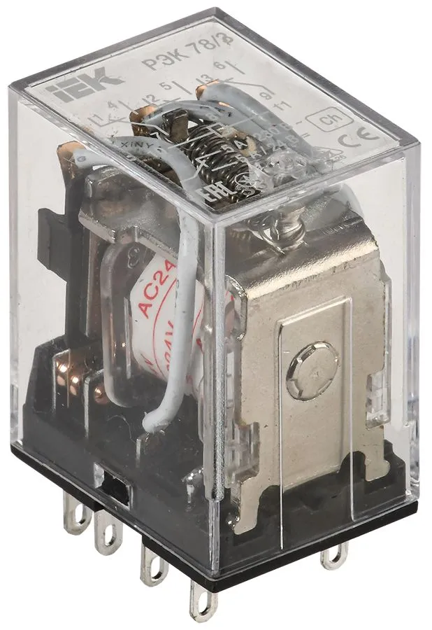 Реле РЭК78/3(MY3)  5А  24В АC ИЭК RRP20-3-05-024A IEK