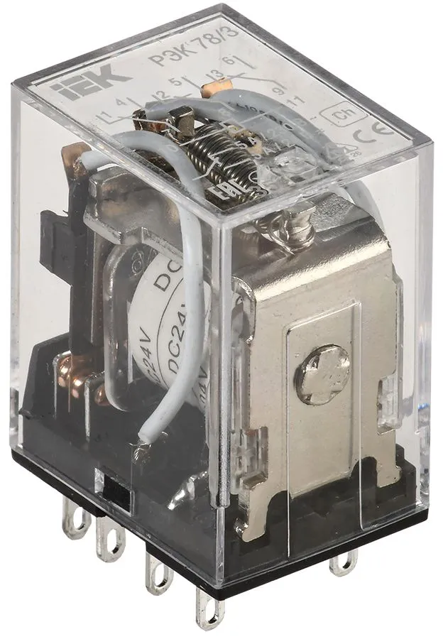 Реле РЭК78/3(MY3)  5А  24В DC ИЭК RRP20-3-05-024D IEK