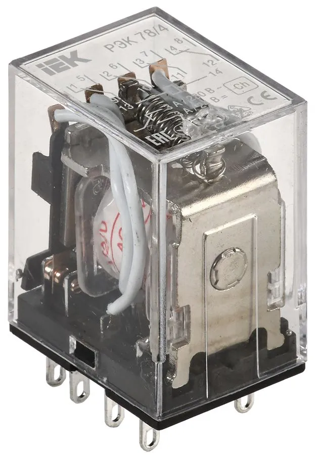 Реле РЭК78/4(MY4)  3А  24В АC ИЭК RRP20-4-03-024A IEK