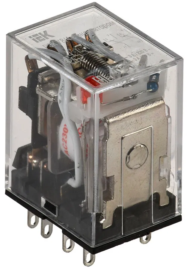 Реле РЭК78/4 с индикацией 3А 220В AC IEK RRP20-4-03-220A-LED