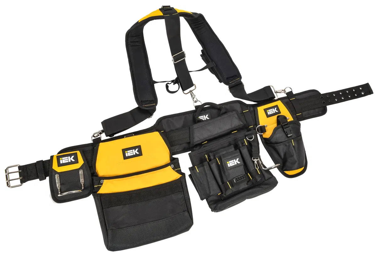 ARMATOOL Reinforced installer belt with 3 bags IEK TBB10