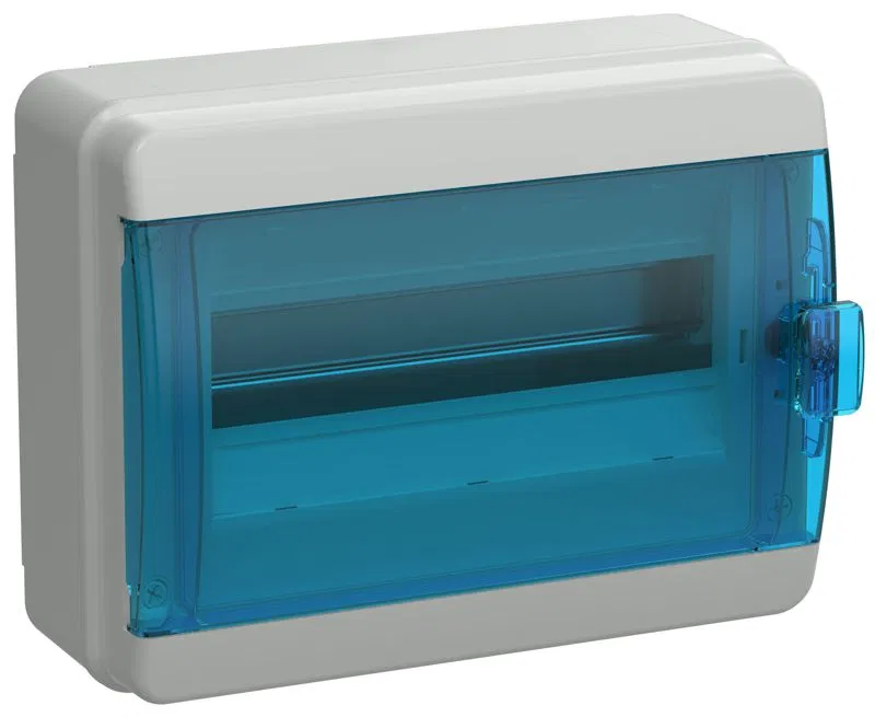 Корпус КМПн-12 TEKFOR IP65 син. прозр. дверь пластик. IEK TF5-KP72-N-12-65-K03-K07