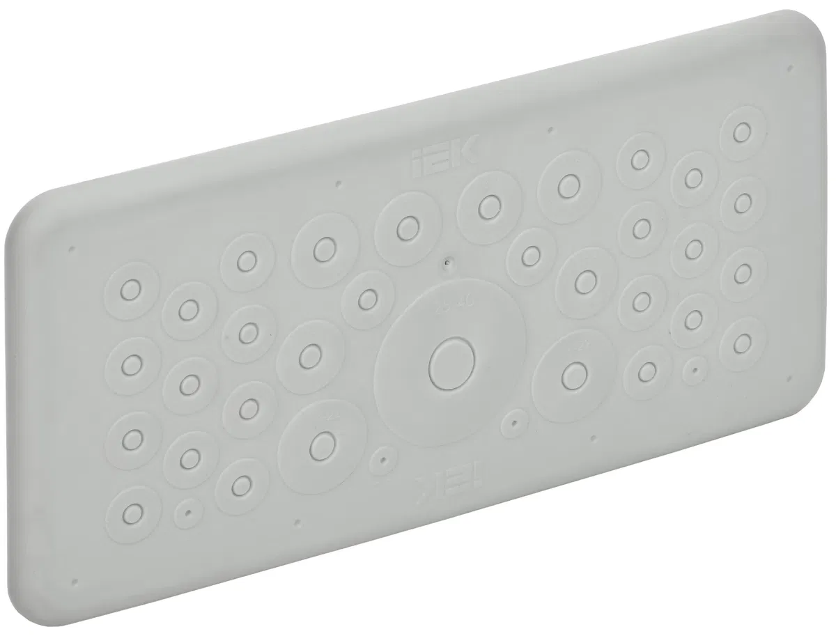 TITAN Ввод кабельный мембранный 37 отверстий d=3-40мм IP65 IEK TI-02D-MC-037-65