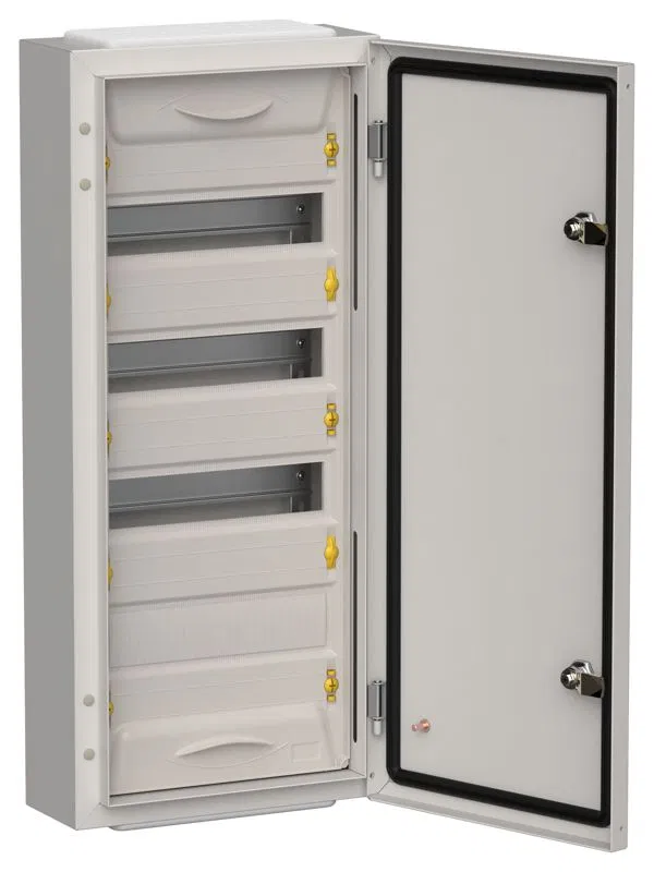 Корпус ЩРн-48 (1х48) TITAN 5 710х310х140 IP54 метал. сер. IEK TI5-50-N-048-54-7035