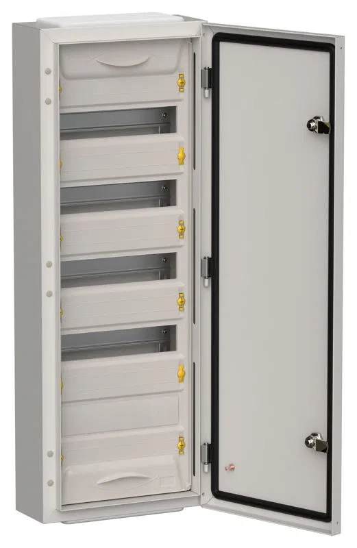 Корпус ЩРн-60 (1х60) TITAN 5 835х310х140 IP54 метал. сер. IEK TI5-50-N-060-54-7035