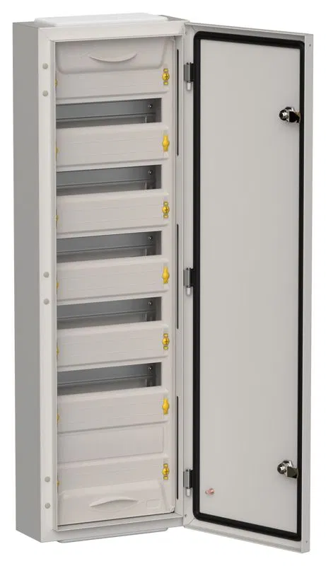 Корпус ЩРн-72 (1х72) TITAN 5 960х310х140 IP54 метал. сер. IEK TI5-50-N-072-54-7035