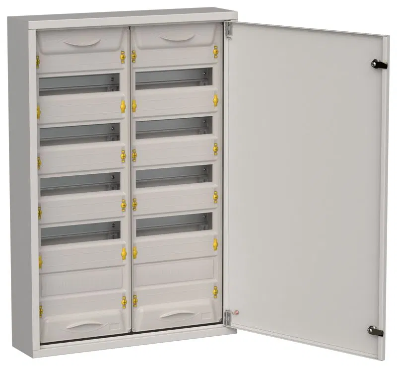 Корпус ЩРн-120 (2х60) TITAN 5 835х570х140 IP31 метал. сер. IEK TI5-50-N-2X060-31-7035