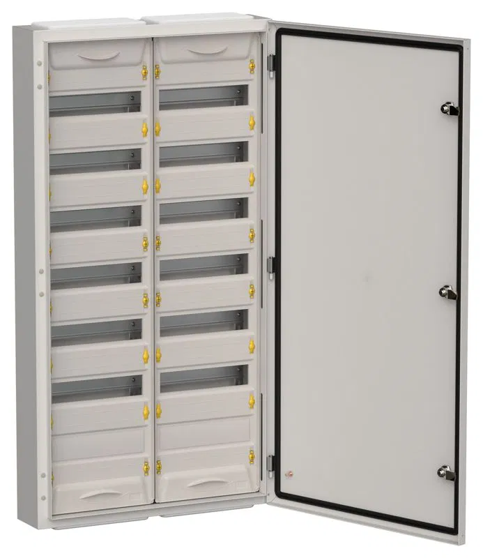 Корпус ЩРн-168 (2х84) TITAN 5 1085х570х140 IP54 метал. сер. IEK TI5-50-N-2X084-54-7035
