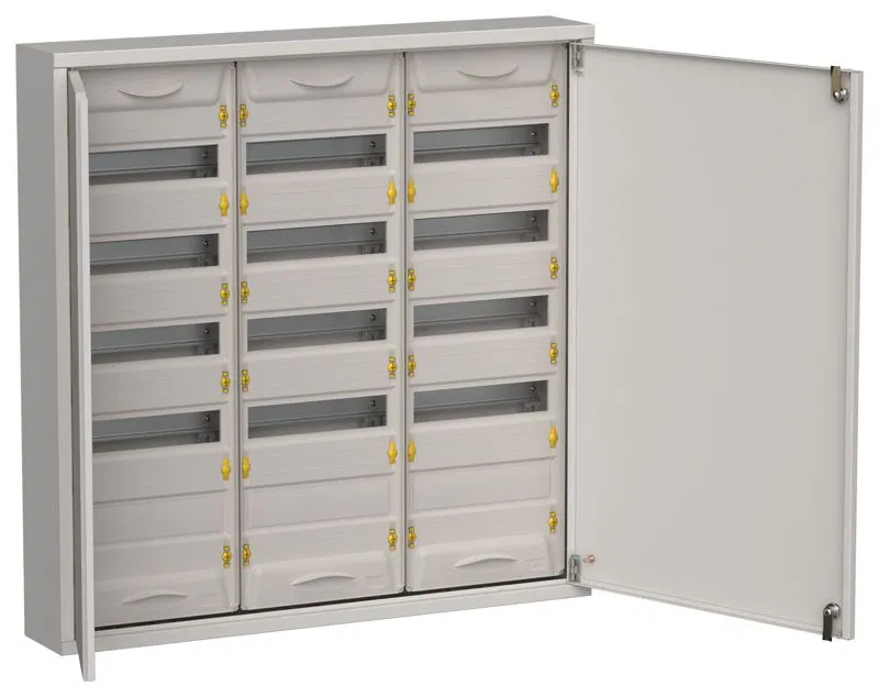 Корпус ЩРн-180 (3х60) TITAN 5 835х830х140 IP31 метал. сер. IEK TI5-50-N-3X060-31-7035