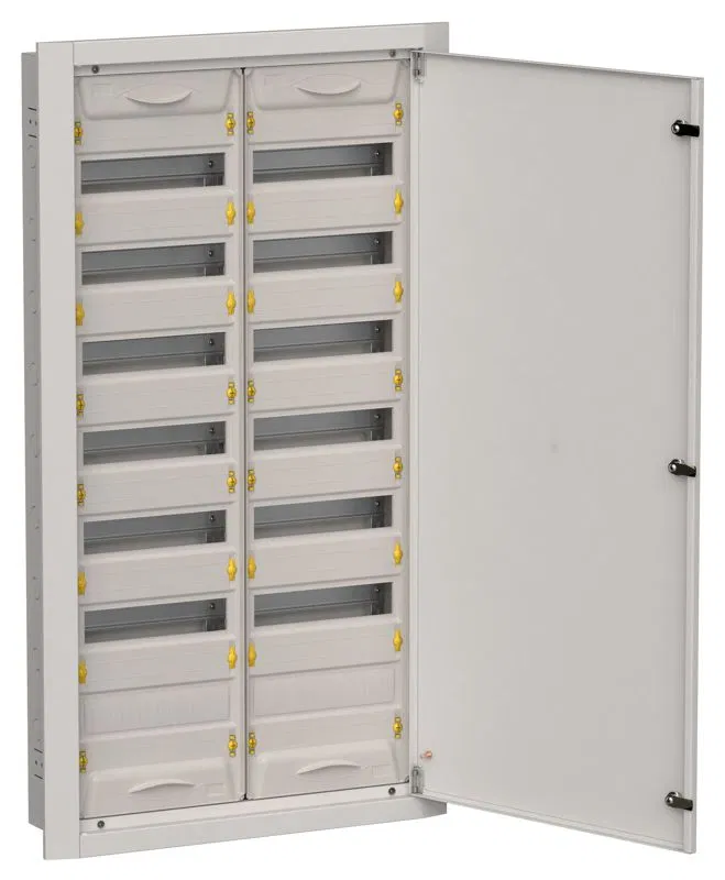 Корпус ЩРв-168 (2х84) TITAN 5 1130х625х130мм IP31 (одна дверь) сер. метал. IEK TI5-50-V-2X084-31-7035