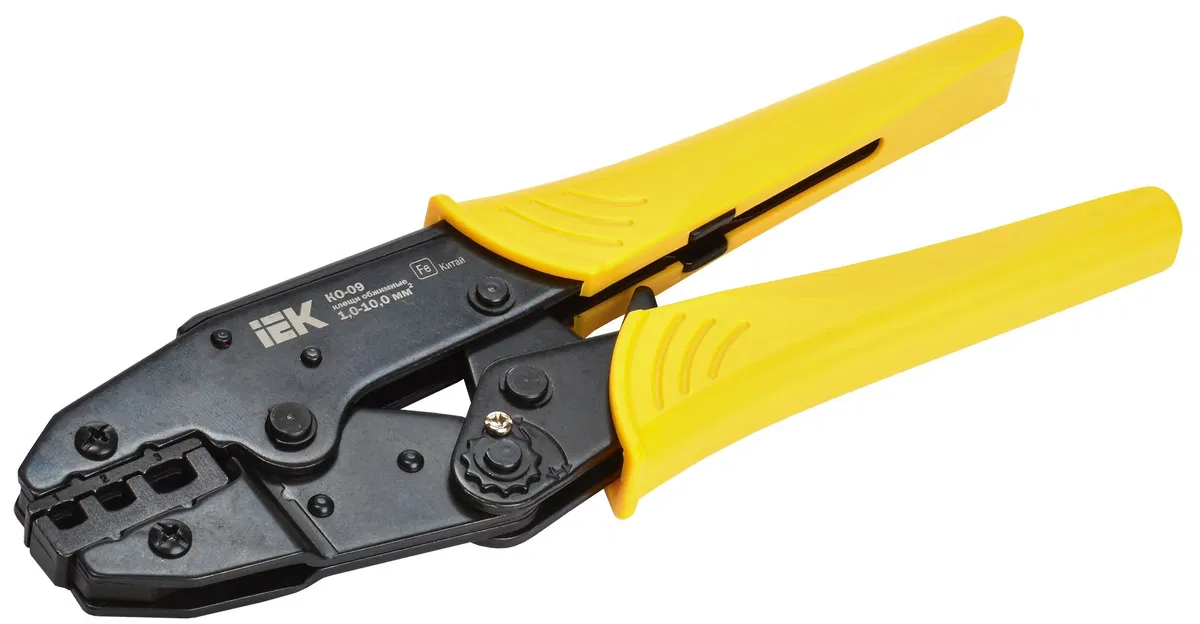 Клещи обжимные КО-09 1,0-10мм2 IEK TKL30-D15-006