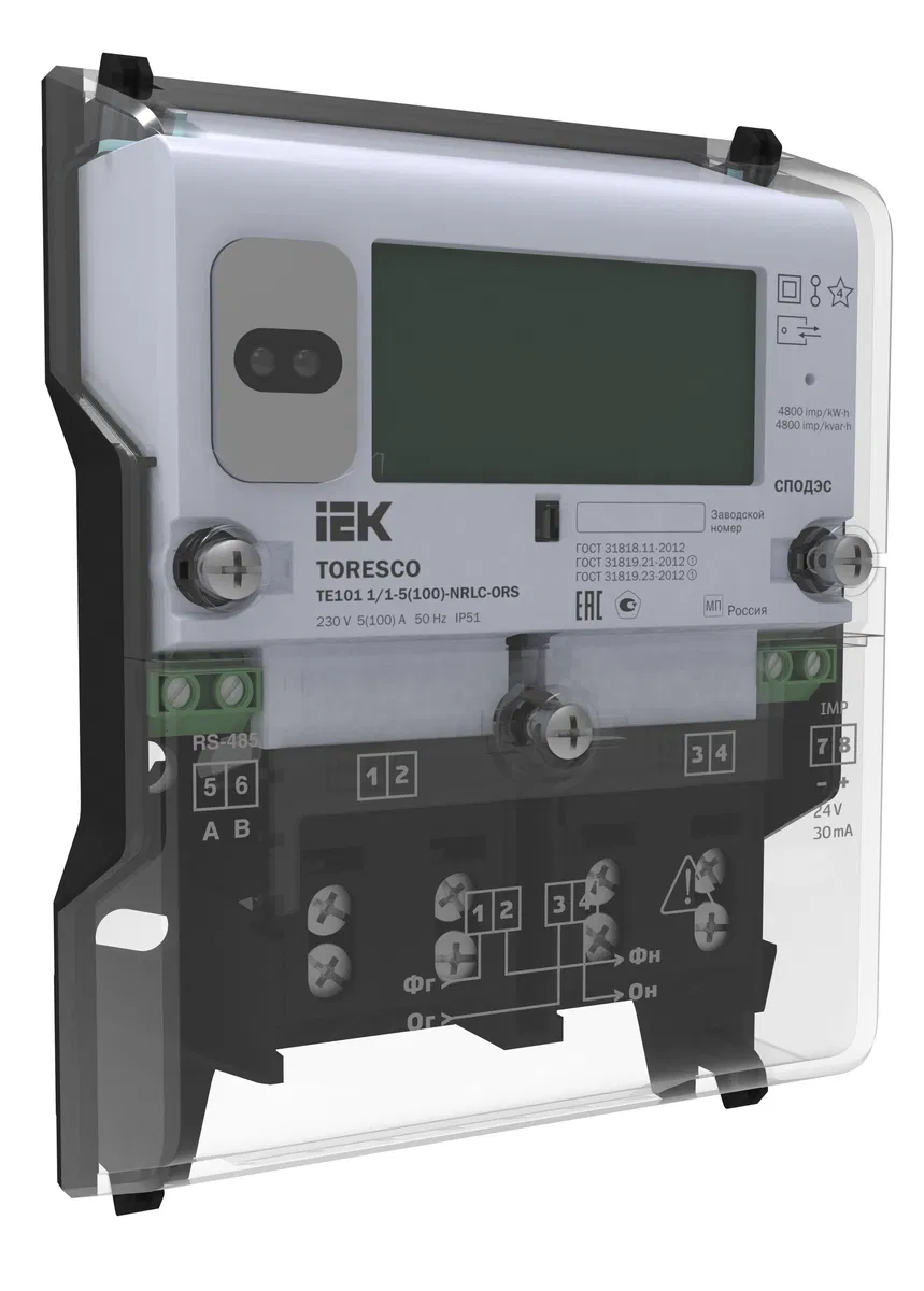 TORESCO 电能表 TE101 1/1-5(100)-NRLC-OG IEK TR-TE101-100-1-G