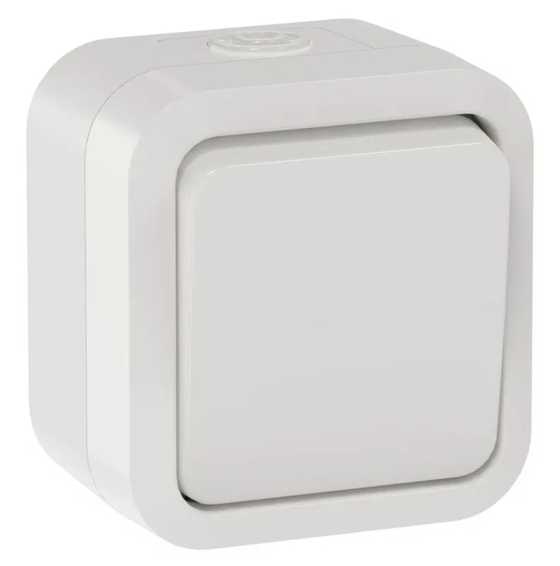 Выключатель 1-кл. 2п ОП TORS TS311 10А IP55 бел. IEK TS-V16-0-10-55-K01