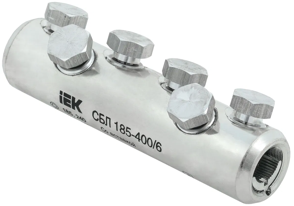 Соединитель болтовой луженый СБЛ 185-400/6 IEK UCB11-185-400-06-35