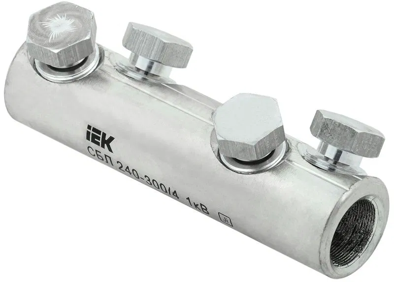 Tin-plated bolt connector SBL 240-300/4 1kV IEK UCB11-240-300-04-01