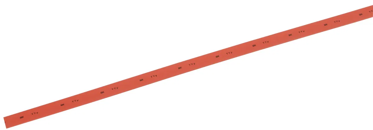 Трубка термоусадочная ТТУ нг-LS 22/11 красная (1м) IEK UDRS-D22-1-K04