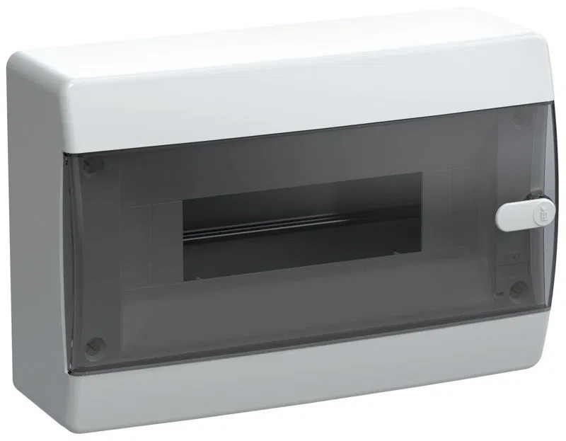 Корпус ЩРН-П-12 UNION Compact IP41 черн. прозр. дверь пластик. IEK UIC-KP12-N-12-41-K01