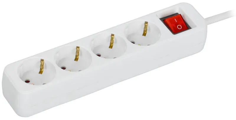 Удлинитель 4х5м 16А У04К ПВС 3х1.5 бел. UMA IEK UM-YP10-16-04-05-ZK-K01