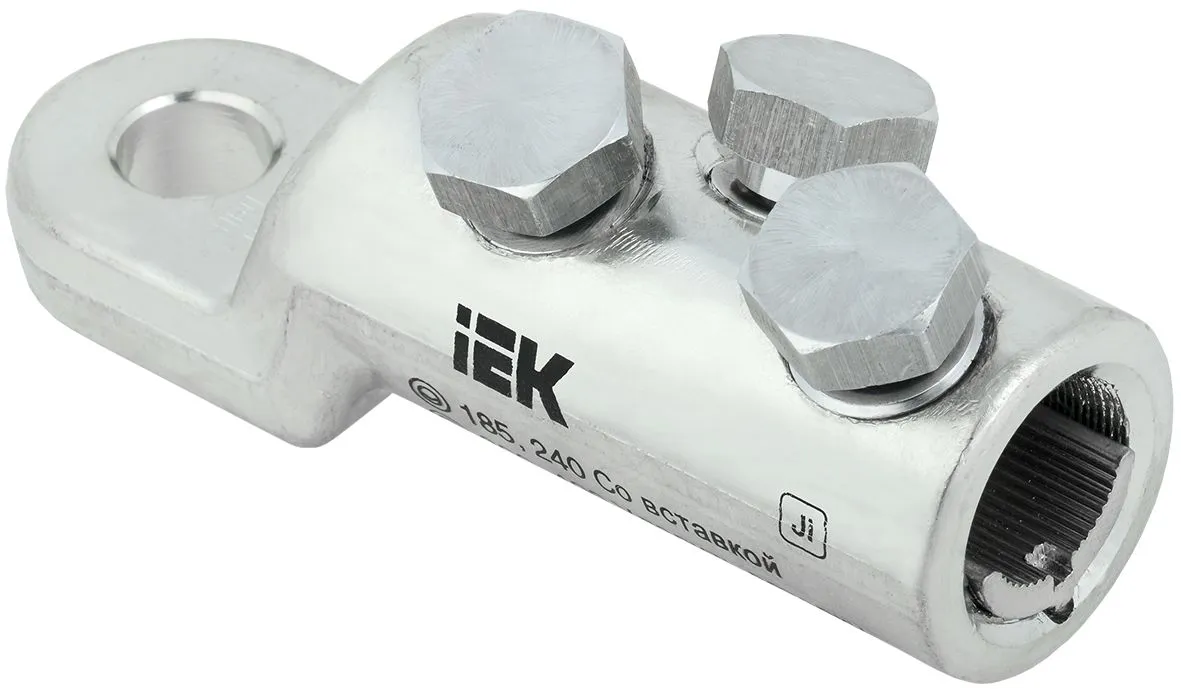 Наконечник болтовой луженый НБЛ 185-400-16/3 35кВ IEK UNB11-185-400-03-35 IEK