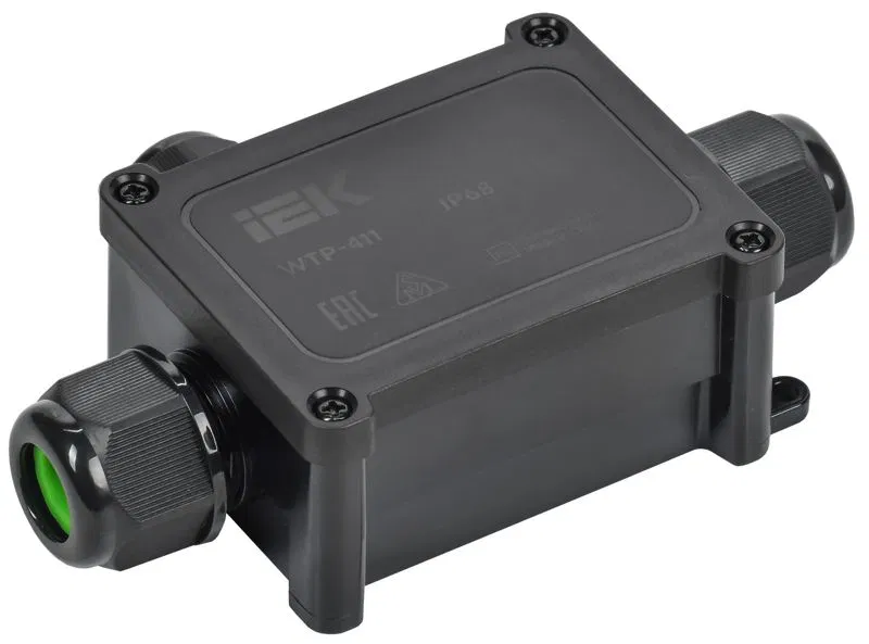 Коробка распределительная герметичная WTP-411 IP68 3 ввода IEK UWB20-T-450-40-03-68