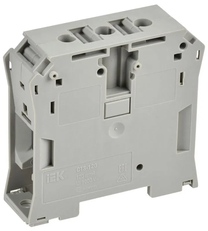 Колодка клеммная CTS ARMAFIX 120кв.мм сер. IEK YCT10-00-K03-120