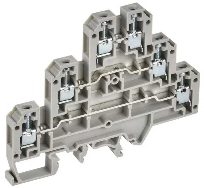 Колодка клеммная CTS-ML ARMAFIX 3 ур. 2.5кв.мм сер. IEK YCT13-00-3-K03-002