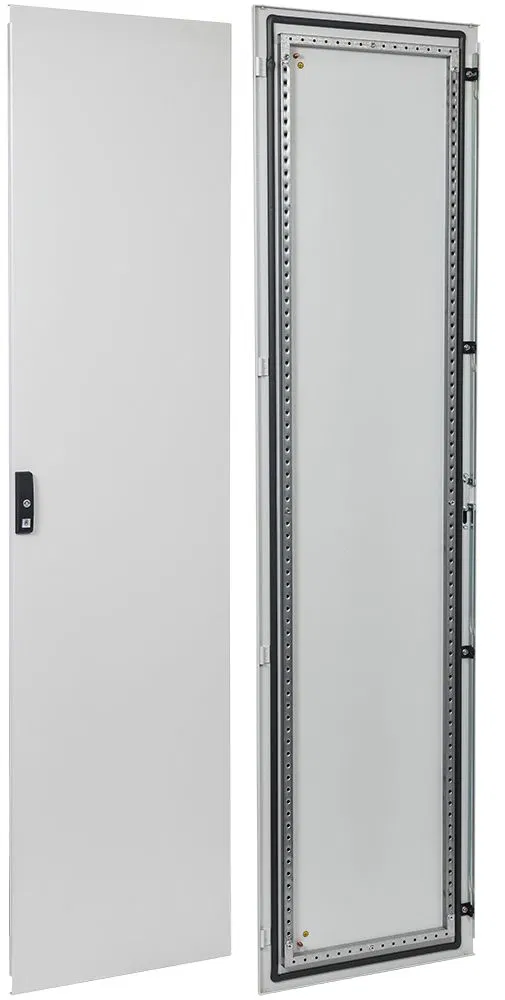 Metal door 2000x800mm IP54 (RAL7035 shagreen) IEK YKM40D-FO-DM-200-080-1