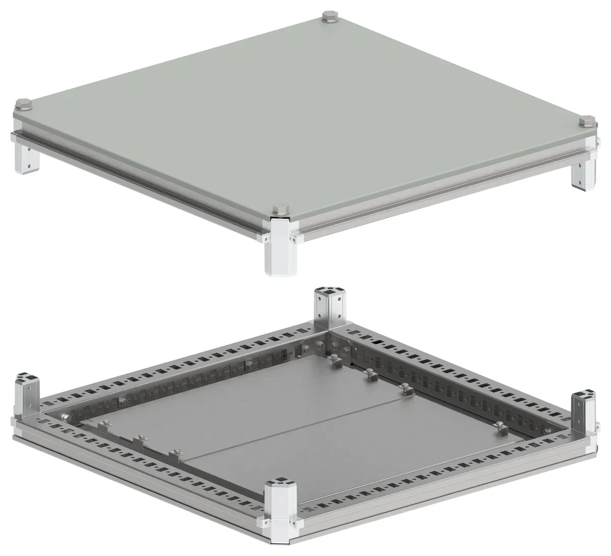 FORMAT roof and base 600x600mm IP54 IEK YKM40D-FO-KO-060-060-54
