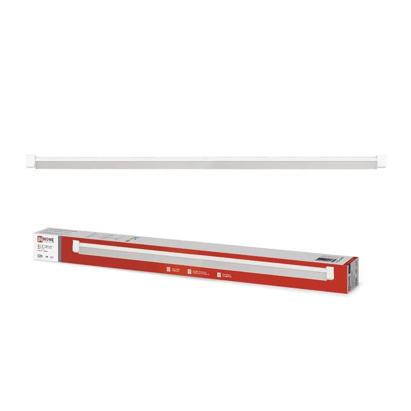 Светильник светодиодный трековый TOP-LINE LTR-01R-TL 50Вт 4000К IP40 5000лм 870мм 120град. линейный поворотн. бел. IN HOME 4690612045627