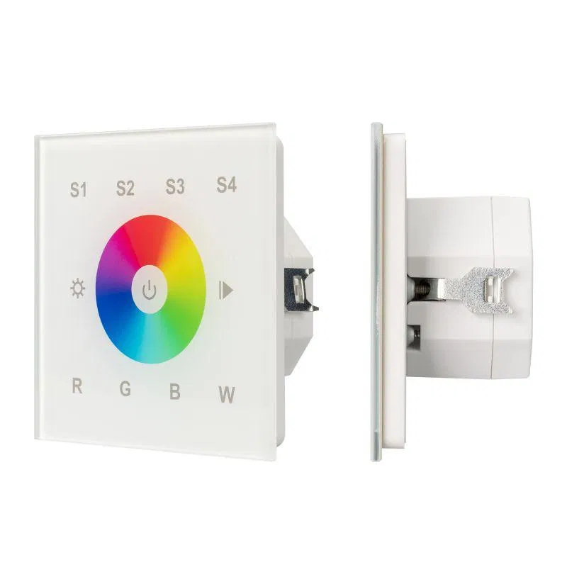 Панель сенсорная DALI-901-11-4G-RGBW-DT8-IN White (BUS/230В) (IP20 пластик) INTELLIGENT ARLIGHT 037202