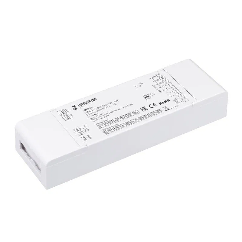 Диммер SMART-CC-205-72-SH-PD-SUF 12-48В 5х150-500мА 2.4G IP20 пластик INTELLIGENT ARLIGHT 038184