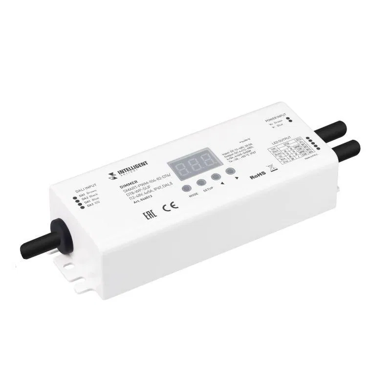 Диммер SMART-PWM-104-82-DT6/DT8-WP-SUF 12-48В 4х5А IP67 DALI IP67 пластик INTELLIGENT ARLIGHT 046513