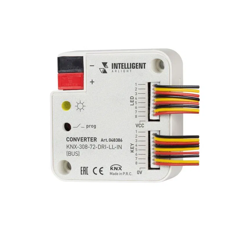 Конвертер KNX-308-72-DRI-LL-IN (BUS) IP20 пластик INTELLIGENT ARLIGHT 048386