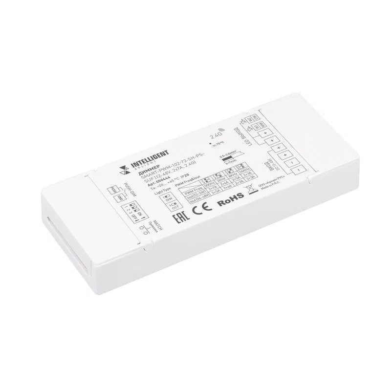 Диммер SMART-PWM-102-72-SH-PS-SUF (12-48В 2х7А 2.4G) (IARL контроллер) INTELLIGENT ARLIGHT 050444