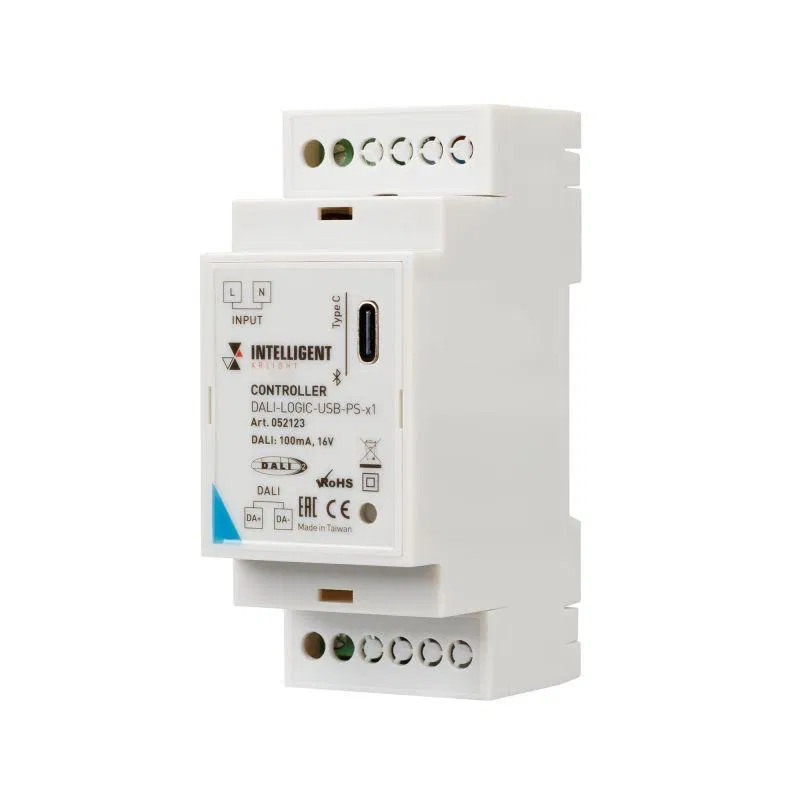 Контроллер DALI-LOGIC-USB-PS-x1 BUS 230В BLE IP20 пластик INTELLIGENT ARLIGHT 052123