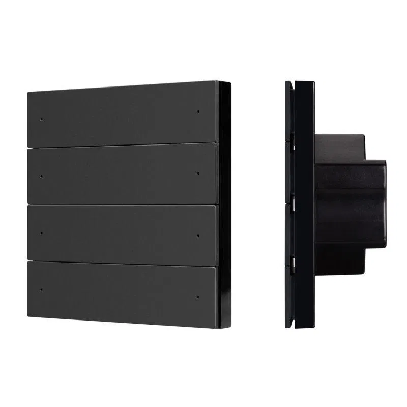 Панель кнопочная SMART-ZB-801-22-1G-8SC-MULTI-IN Black 230В IP20 пластик INTELLIGENT ARLIGHT 055484