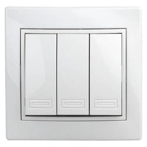 Выключатель 3-кл. СП Plano 10А IP20 1-106-01 250В бел. Intro Б0027605