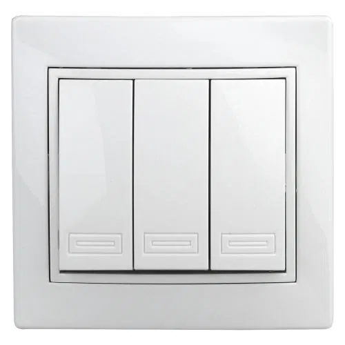 Выключатель 3-кл. СП Plano 10А IP20 1-106-01 250В бел. Intro Б0053788