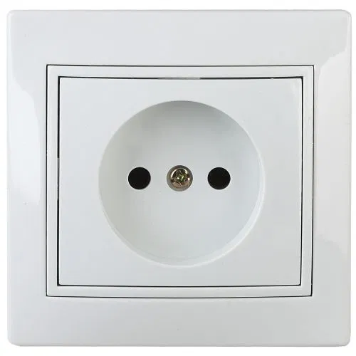 Розетка 1-м СП Plano 1-201-01 16А IP20 250В 2P бел. Intro Б0053859