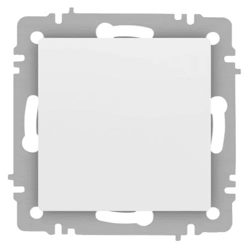 Кнопка Accent 6-109-01М 10А-250В IP20 СУ бел. матов. Intro Б0063604