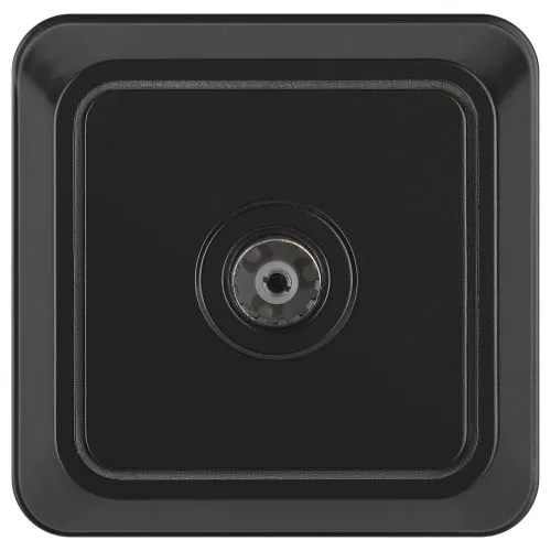 Single TV socket TV 1-m OP Quadro 2-301-05 IP20 anthracite Intro B0069703