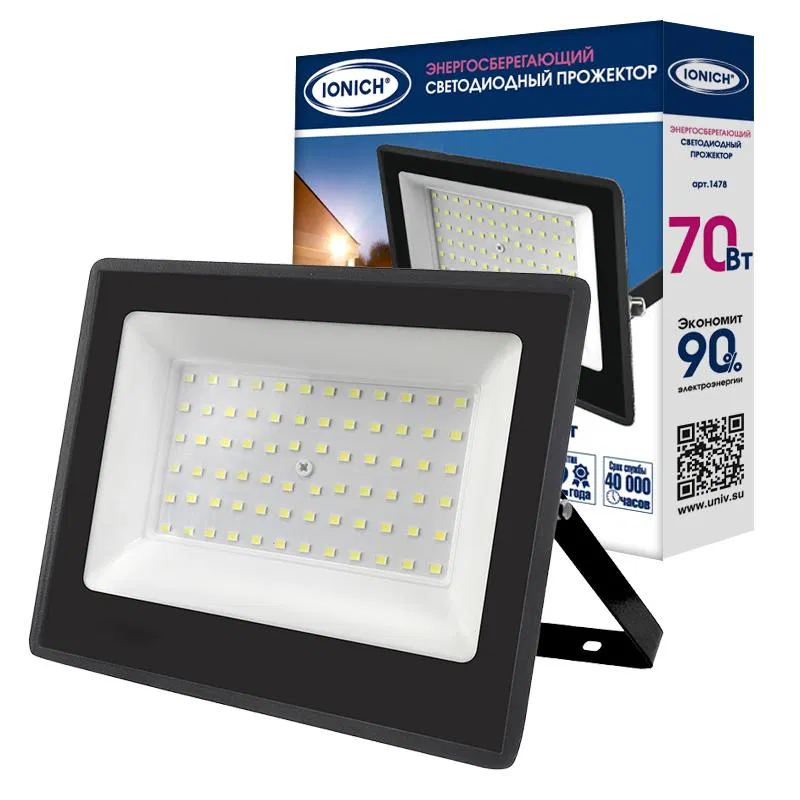 LED floodlight IFLSLED-DOB- 70-865-BL-IP65 IONICH 1478