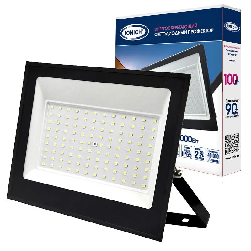 LED 投光灯 IFLSLED-DOB-100-865-BL-IP65 IONICH 1479