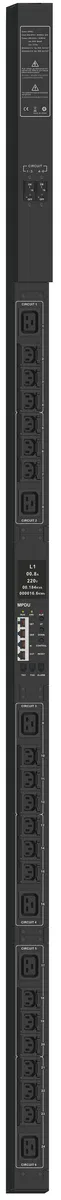 ITK ADMIN PDU с мониторингом PV1212 1Ф 32А 18С13 6С19 кабель 3м IEC60309 AN-PM13-24-18C13-06C19-41