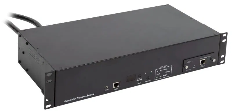 Переключатель автоматический ATS 19дюйм 2U 32А с разъемами ITK ATS-32-2U-1