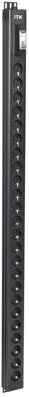 Блок распределения питания BASE PDU PV0102 30U 1ф 32А 24SCHUKO без каб. ITK BS-PV60-24D-12
