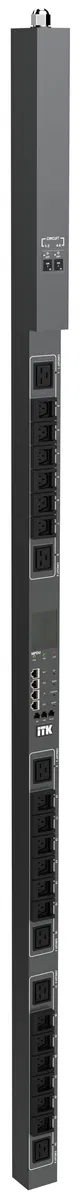 ITK CONTROL PDU с мониторингом и управлением PV1312 1Ф 32А 18С13 6С19 кабель 3м IEC60309 CN-PM23-24-18C13-06C19-41