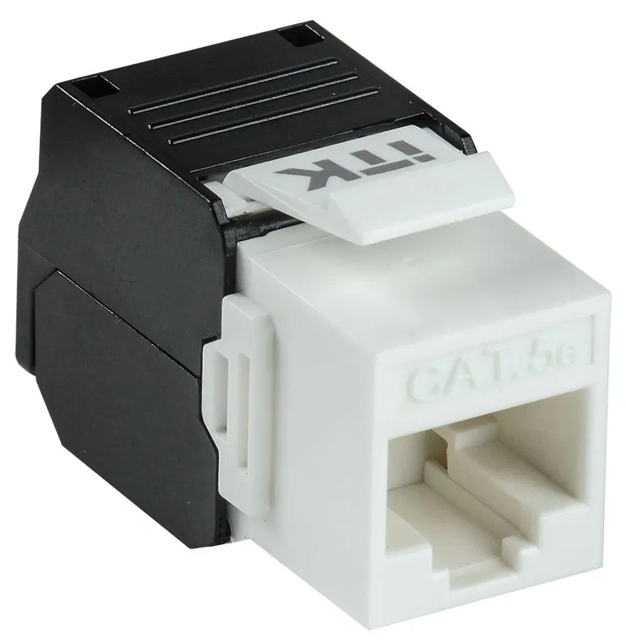 ITK Модуль Keystone Jack кат.5E UTP без инструмента TOOLLESS 180град CS1-1C5EU-T2