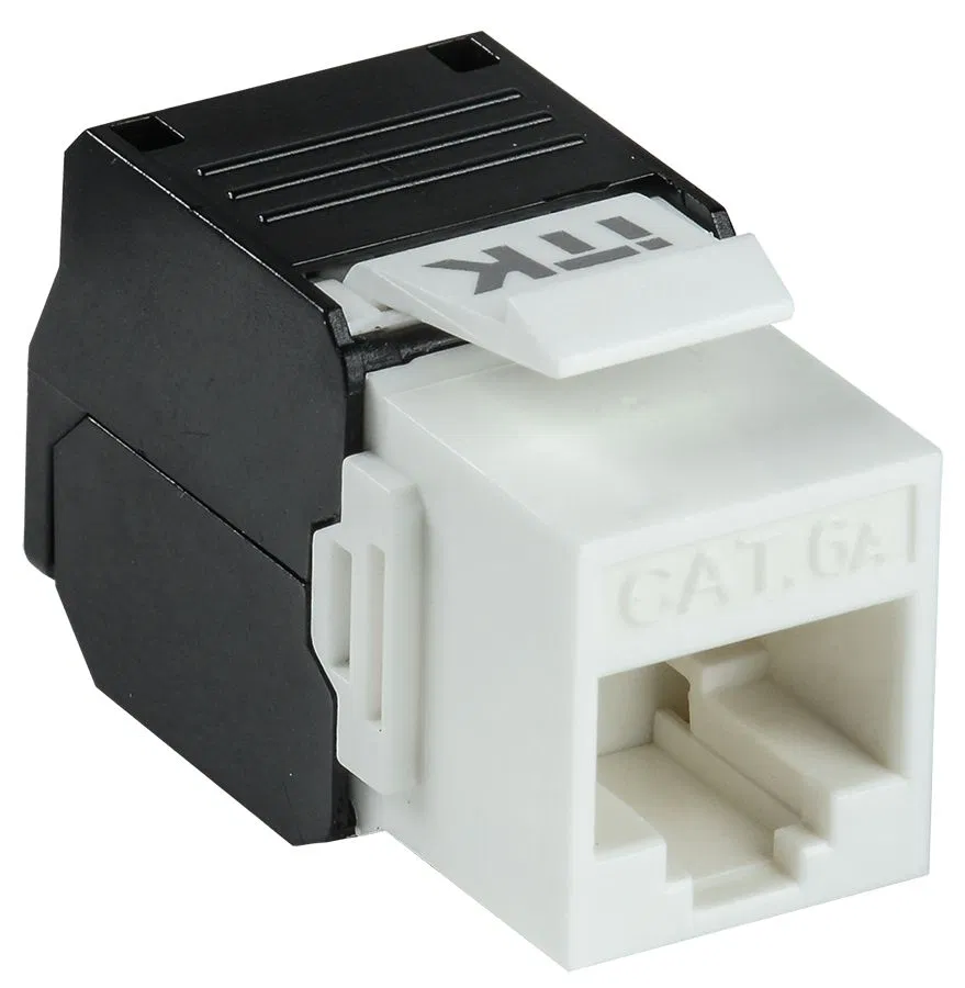 ITK Модуль Keystone Jack кат.6A UTP без инструмента TOOLLESS 180град CS1-1C6AU-T2